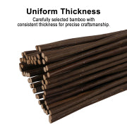 60'' H x 14'' W Three sides Expandable Willow Fence for Garden Plant Supporting