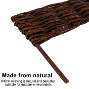 16'' H x 48'' W Brown Wood