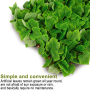 47"x14" Artificial Grass Wall Panels Hedge Grass Backdrop, Green Wall Decor for Outdoor Indoor Patio Garden Backyard