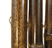 Natural Black Bamboo Fence 48" H x 96" L